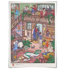 'Cozy Café' Giclée Print