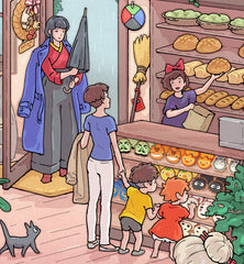 'Cozy Café' Giclée Print