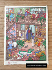 'Cozy Café' Giclée Print