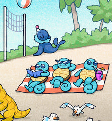 **Pre-Order** 'Day at the Beach' Scroll