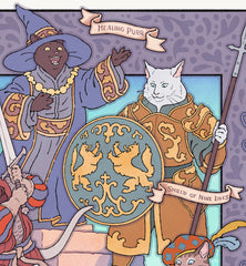 'Dungeon Cats' Giclée Print