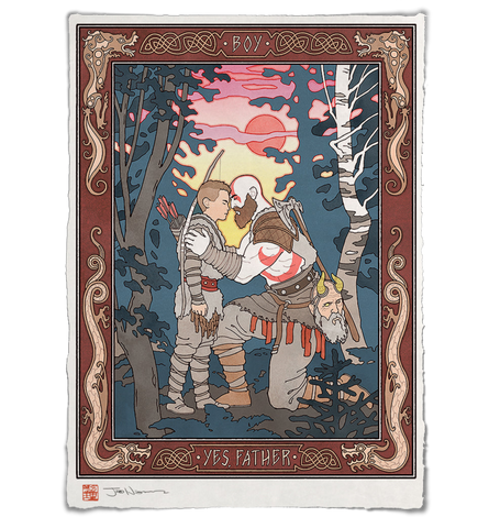 'Father and Son' Giclée Print