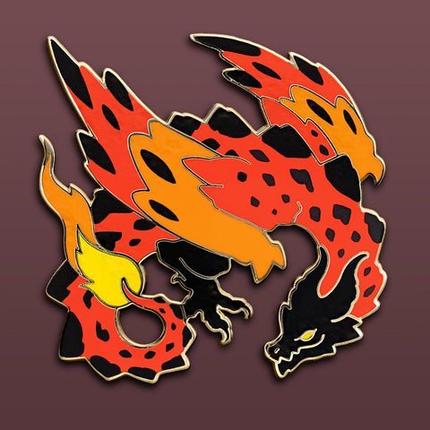 Lava Dragon Pin