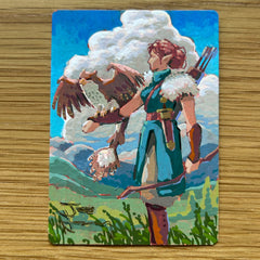 Hand Painted AP Card: Gryphon Hunter