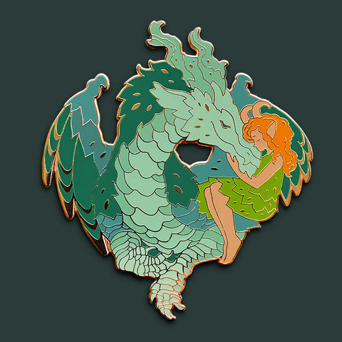 Child of the Forest Pin, Green Color