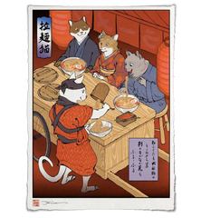 'Ramen Cats' Giclée Print