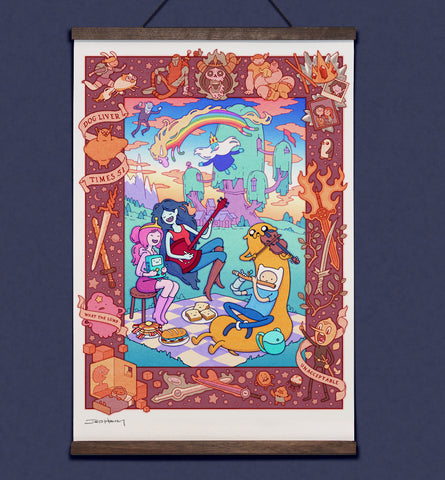 **Pre-Order**  'Heroes of Ooo' Wall Scroll