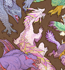 **Pre-Order** 'Among Monsters' Wall Scroll