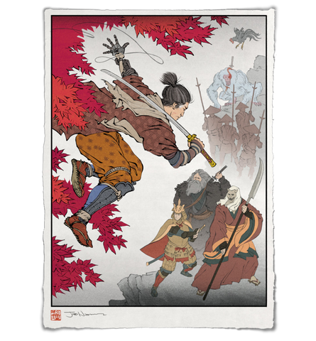 'Shinobi Wolf' Giclée Print