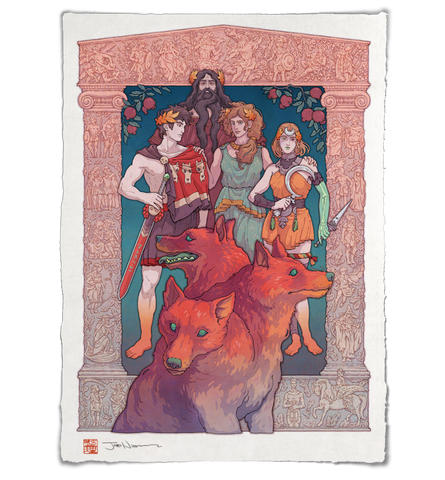 'Infernal Family' Giclée Print