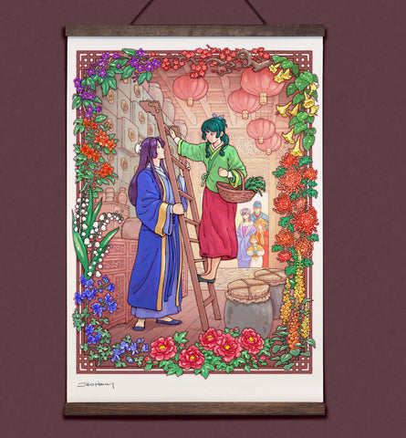 **Pre-Order** 'A Moment in Bloom' Scroll