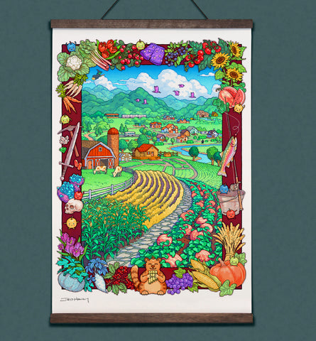 **Pre-Order** 'Pelican Town' Scroll