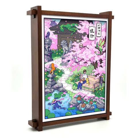 'Kanto Garden' Shadow Box