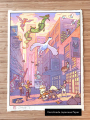 'Friends on Every Corner’ Giclee Print