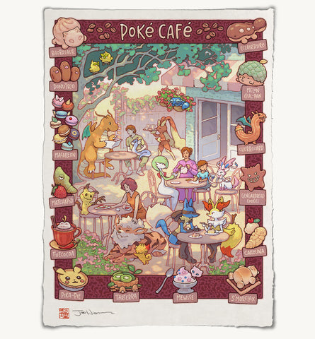 'Poké Cafe' Giclée Print