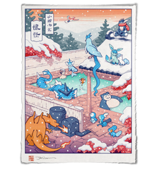 'Winter Hot Spring' Giclee Print