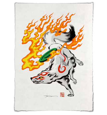 'Wolf Goddess' Giclée Print