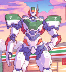 **Pre-Order** 'Mecha Delivery - Seven' Wall Scroll