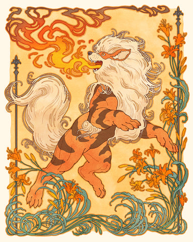 'Tiger Lilies' Giclee Print