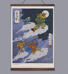 **Pre-Order**'Fox Moon' Wall Scroll