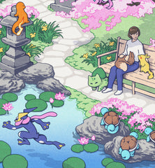 **Pre-Order** 'Kanto Garden' Scroll