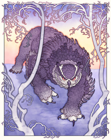 'Owl Bear' Giclee Print