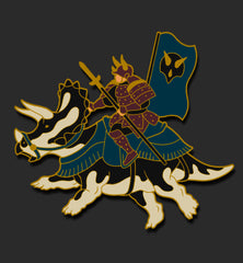 Samurai Riding Triceratops