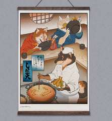 **Pre-Order** 'Tempura Shiba' Scroll