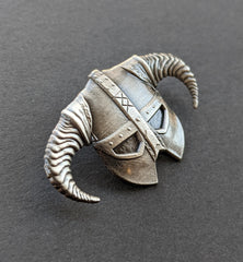 Iron Helmet Pin