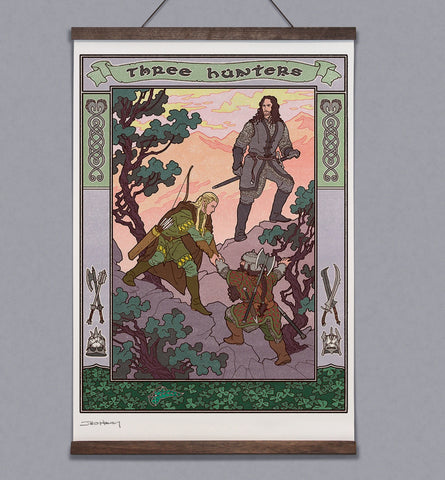 **Pre-Order** 'Three Hunters' Scroll