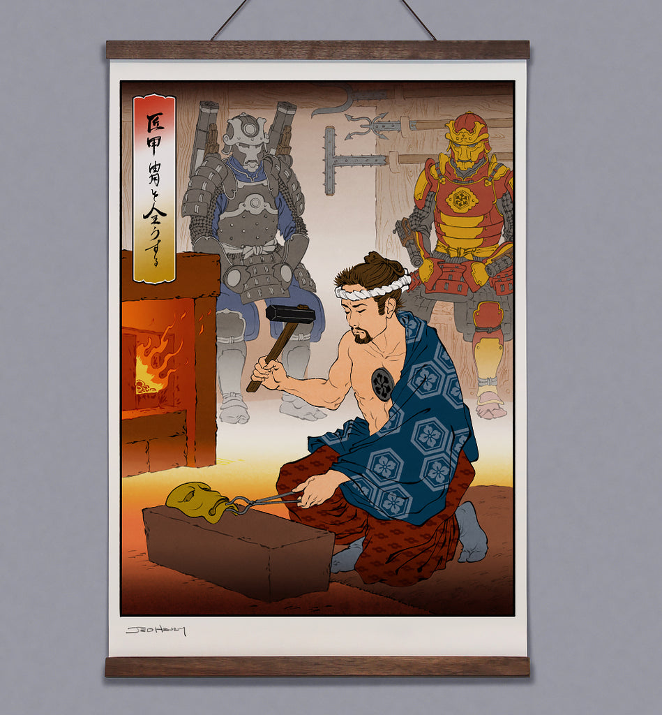 **Pre-Order** 'Working the Forge' Scroll
